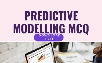 DOWNLOAD PDF ON LATEST MCQ ON PREDICTIVE MODELLING 200 MCQ on Predictive modelling